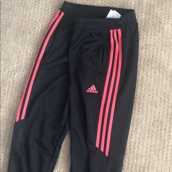 Adidas Track Pant with Pink Stripes - Picture 3 of 3